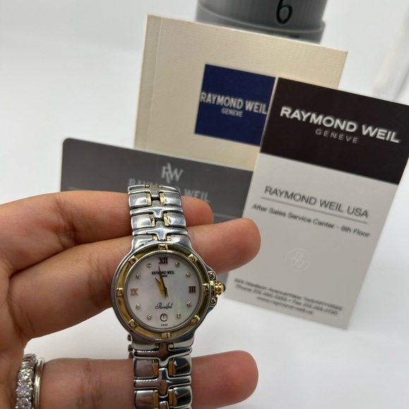 Raymond Weil Parsifal Two-Tone Mother of Pearl Diamond Dial Women’s Watch 051 main image 5